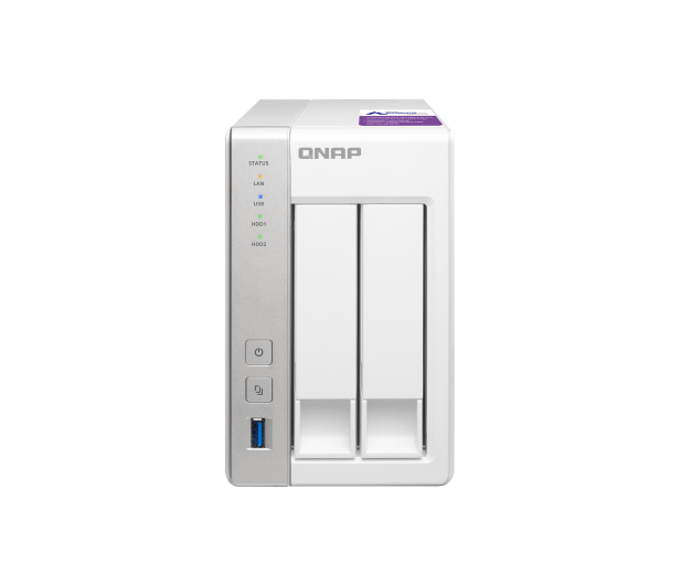 QNAP TS-231P (2xHDD, 2x1.7GHz, 1GB, 3xUSB, 2xLAN) - 336052 - zdjęcie 3